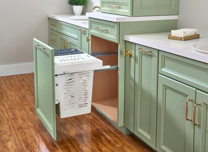 REV-A-SHELF Steel Top Mount Pullout Hamper - Image 2