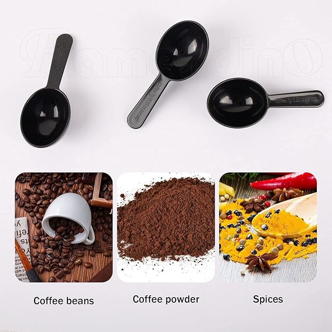 Framendino, 10 Pack Plastic Coffee Measuring Spoons Short Handle Scoops - Image 4