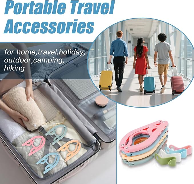 32PCS Foldable Travel Hangers, 20 Cruise Ship Essentials Folding Hanger - Image 6