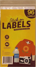96 Self-Stick No-Iron Clothing Labels – Writable Fabric Name Stickers – Laundry by GILBIN