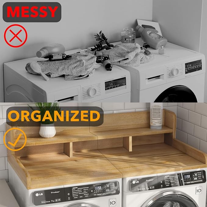 Washer Dryer Countertop, 2-Tier Laundry Countertop - Image 4