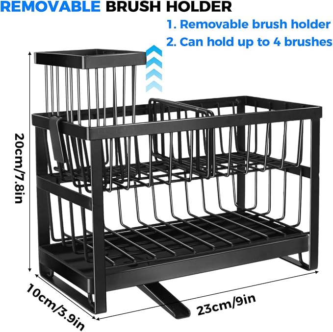 2-Tier Sink Sponge Caddy Organizer | Self Drain Sink Caddy - Image 3