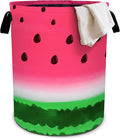 Watermelon Laundry Basket Foldable Oxford Cloth Tote Bag Laundry Hamper Clothes by bassyilCustomizedforlife