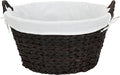 Household Essentials Round Wicker Laundry Basket by HouseholdEssentials