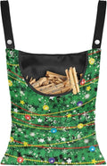 Christmas Tree Lights Clothes Pin Hanging Bag Clothespin Storage Bag Portable by Psesaysky
