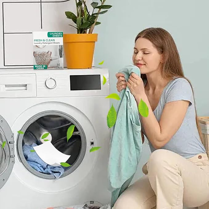 Laundry Detergent Sheets, Scented Cleaning Sheet, Odor Removal Sheets - Image 3