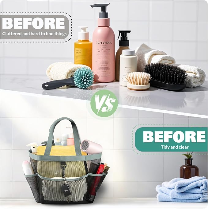 Mesh Shower Caddy Portable for College Dorm Room Essentials - Image 5