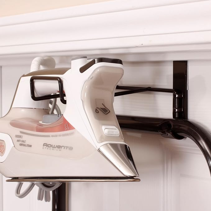 Household Essentials Over-The-Door Steeltop Ironing Board - Image 5
