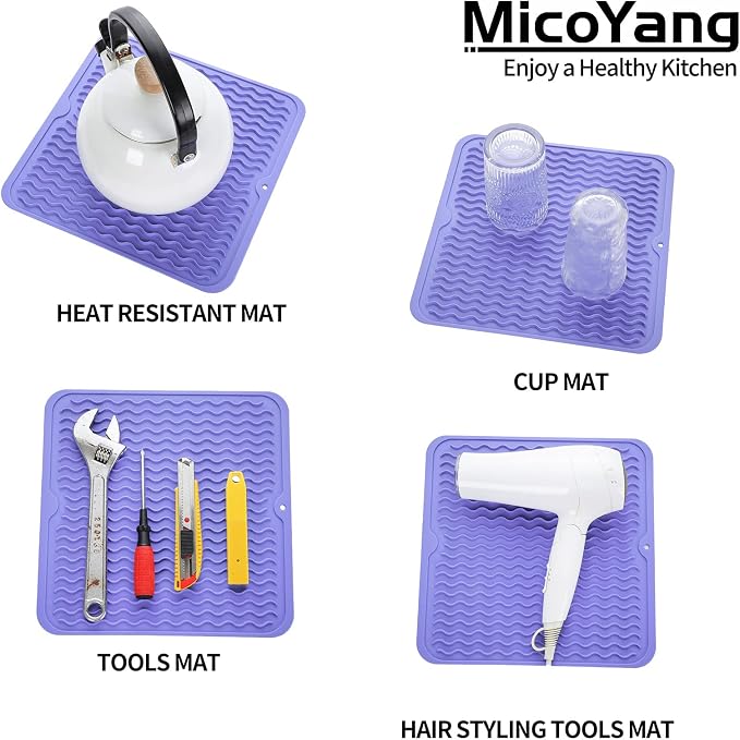 Silicone Dish Drying Mat for Multiple Usage, Easy clean, Eco-friendly, - Image 4