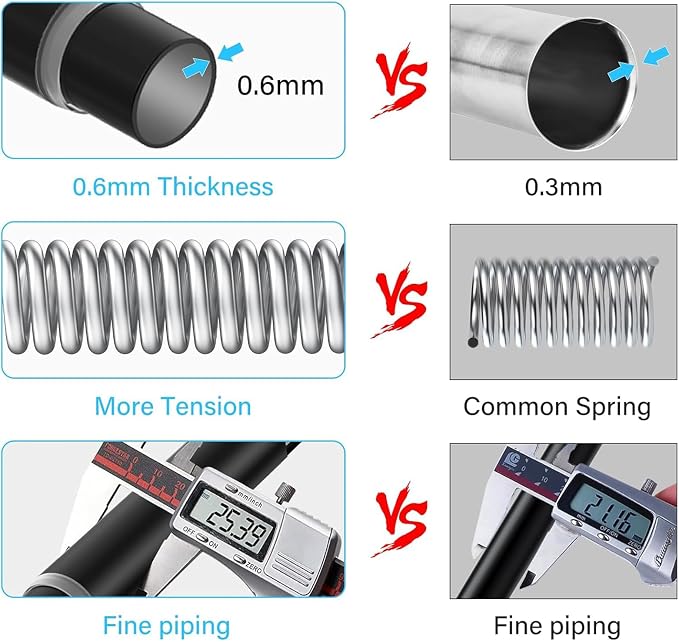 1Pack Black Tension Curtain Rod - Image 4