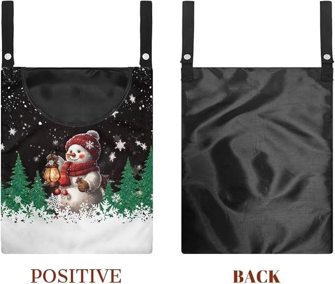 Snowman Hanging Clothes Pin Bag - Image 7