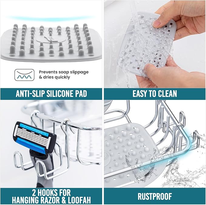 TAILI Bar Soap Holder Suction Cup - Image 3