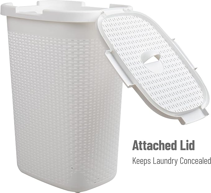 Mind Reader Slim Laundry Hamper - Image 5