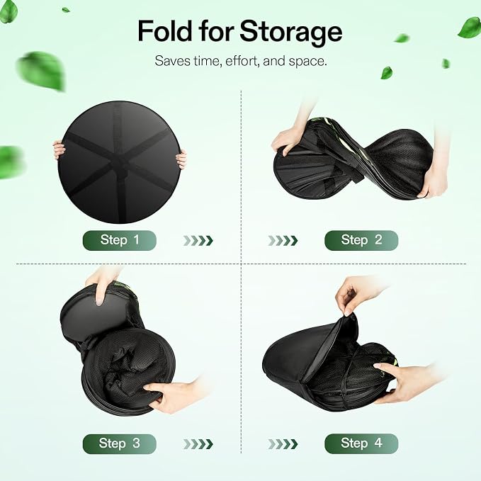 VIVOSUN 3-Layer Mesh Drying Rack Hanging Design - Image 5