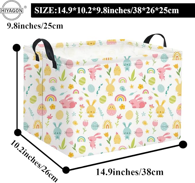 HIYAGON Rectangular Easter Basket - Image 7