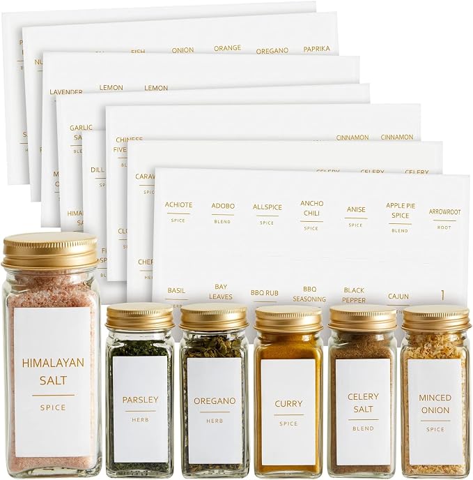 Talented Kitchen Spice Labels for Jars by TalentedKitchen
