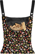 Cute Mushroom Pin Collector Bag Clothespin Storage Bag Machine Washable by Psesaysky