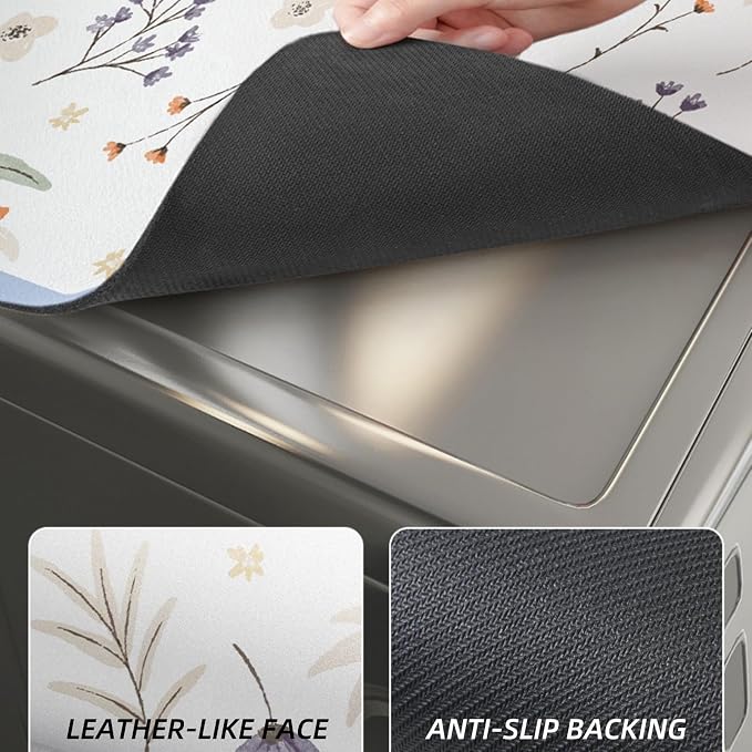 Print Washing Machine Mat for Top Load Washer and Dryer – Non-Slip, Quick-Dry - Image 4