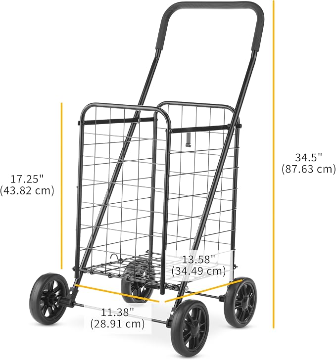 Whitmor Foldable Utility Shopping Cart - Image 7
