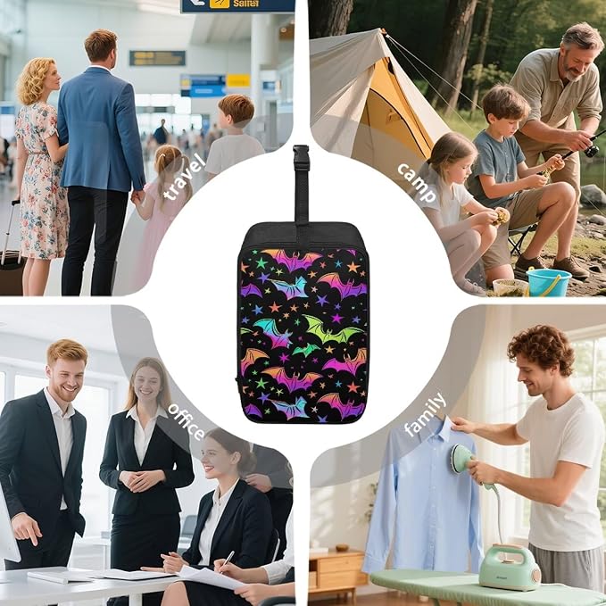 Colorful Bat Portable Steamer Storage Bag Lightweight Irons Carrying Case - Image 6