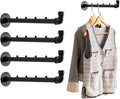 Industrial Wall Pipe Clothes Bar by HOMEYEENG