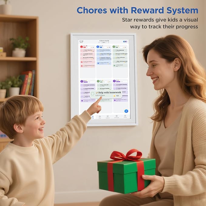 15.6 Inch Digital Calendar Chore Chart 1920 * 1080P Full HD Touchscreen - Image 4