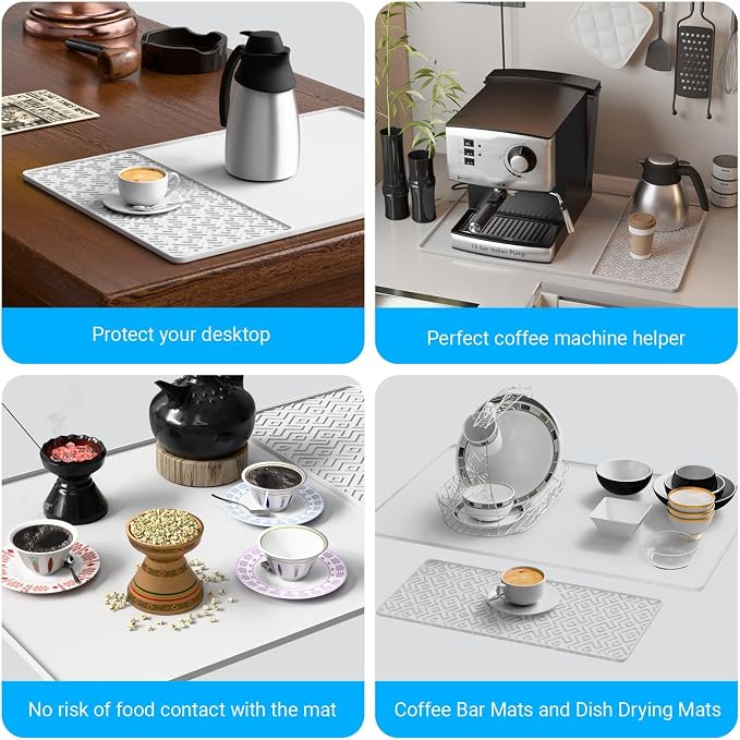 Silicone Coffee mat 24''x16'' – Non-Slip Bar Mat - Image 7