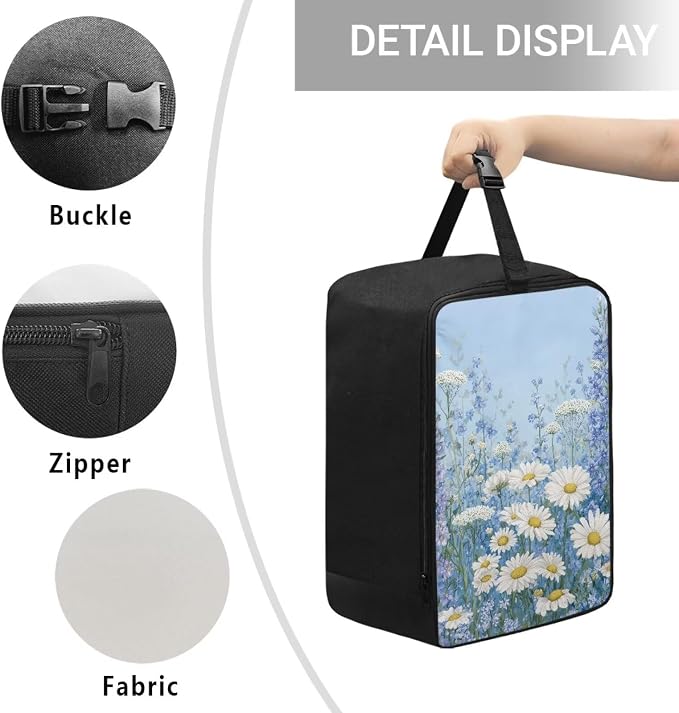 Universal Steamer Case Daisy Zippered Protective Pouch - Image 5