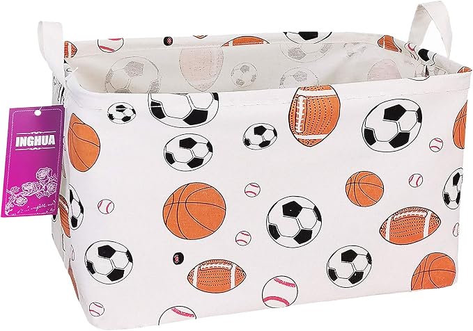 Rectangular Storage Basket Fabric Organizer Bin by INGHUA