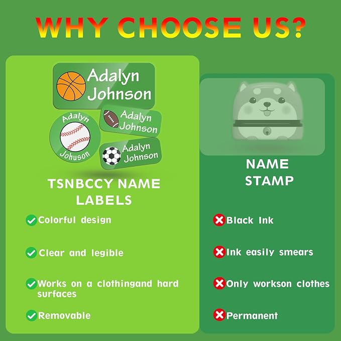 Custom Personalized Name Labels - Image 6