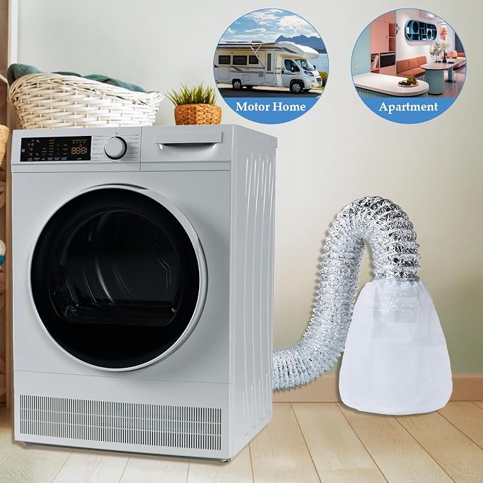 4 Pack Dryer Vent Lint Catcher Bags, Lint Trap Catcher - Image 7