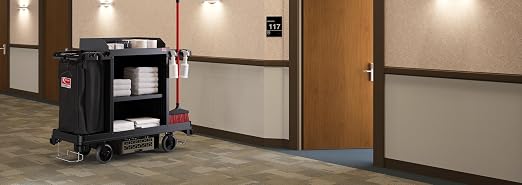 Suncast Commercial Standard Housekeeping Cart - Image 11