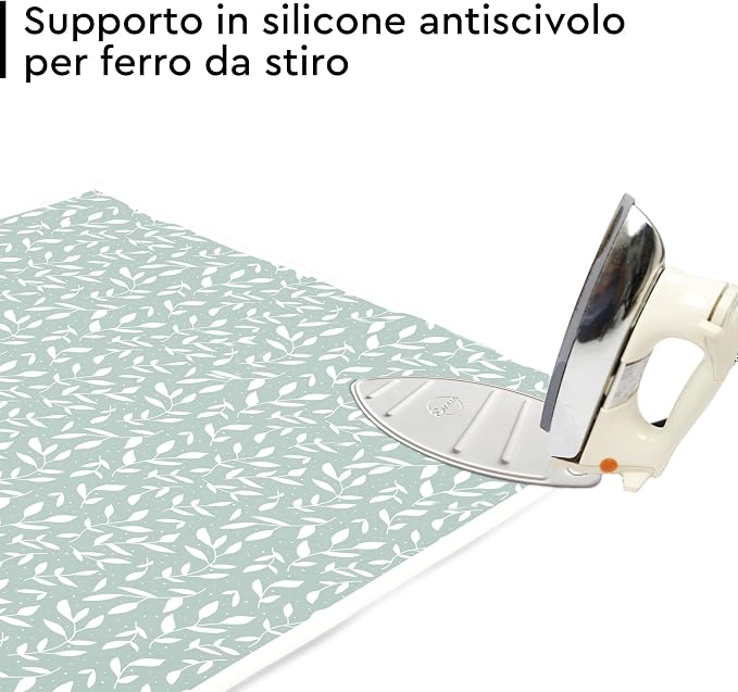 Encasa XO Ironing Mat/Pad with 3mm Padding & Silicone Iron Rest - Image 2