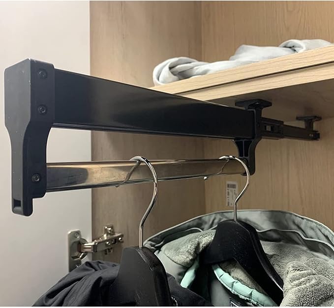 Closet Rod Garment Bar, Hanging Clothes Rods - Image 3