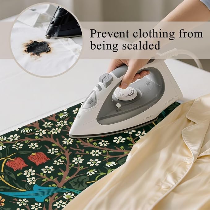 Ironing Mat William Morris Flowers Pattern Portable Ironing Pad Ironing Blanket - Image 3