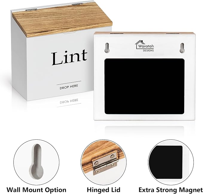 Magnetic Lint Bin for Laundry Room - Image 6