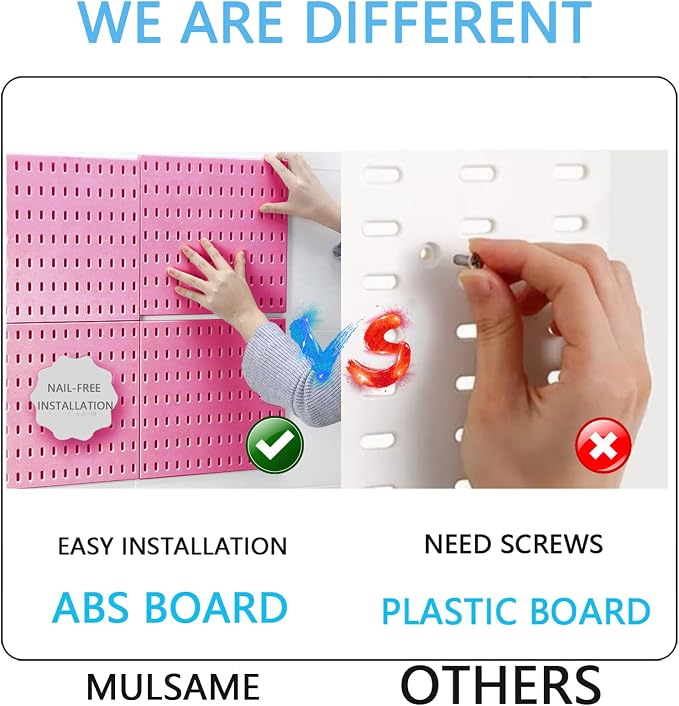 Pegboard Combination Kit, Wall Mounted Storage Set - Image 5