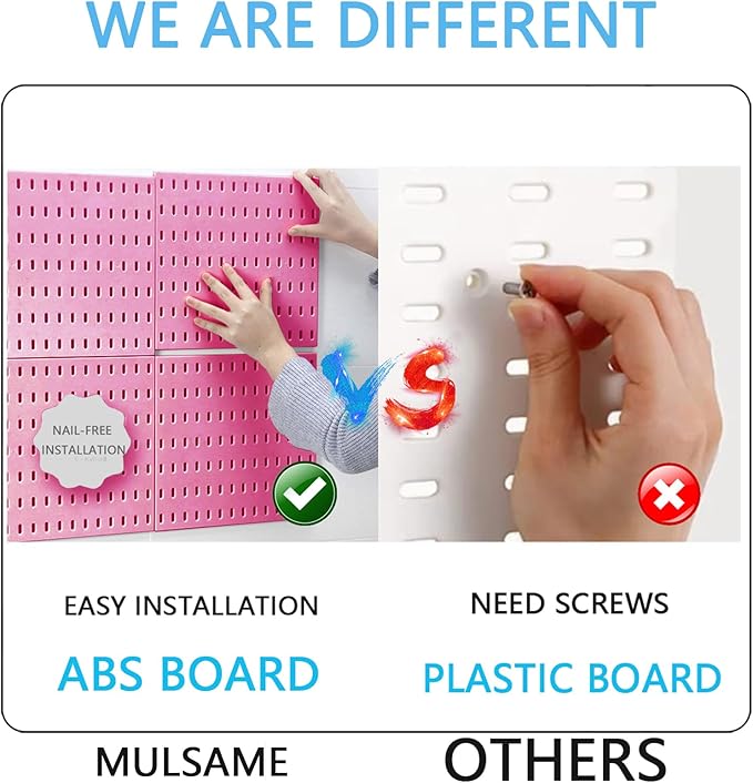 Pegboard Combination Kit, Wall Mounted Storage Set - Image 4