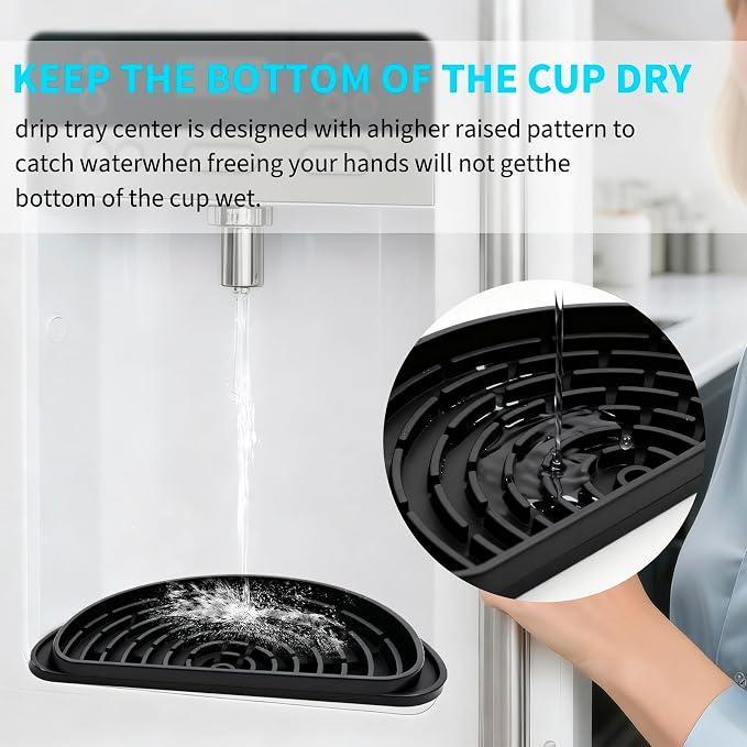 2 Pack Silicone Refrigerator Drip Tray Catcher – Universal Fridge Water and Ice - Image 7