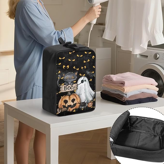 Halloween Steam Iron Storage Bag Pumpkin Ghost Bat Handheld Steamer Case - Image 3