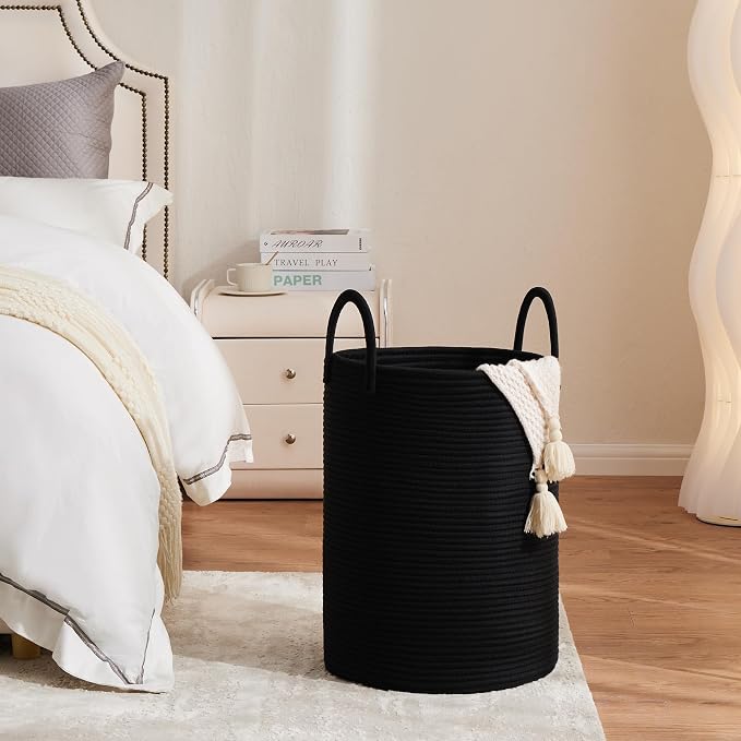 Cotton Rope Laundry Hamper by YOUDENOVA, 72L - Image 3