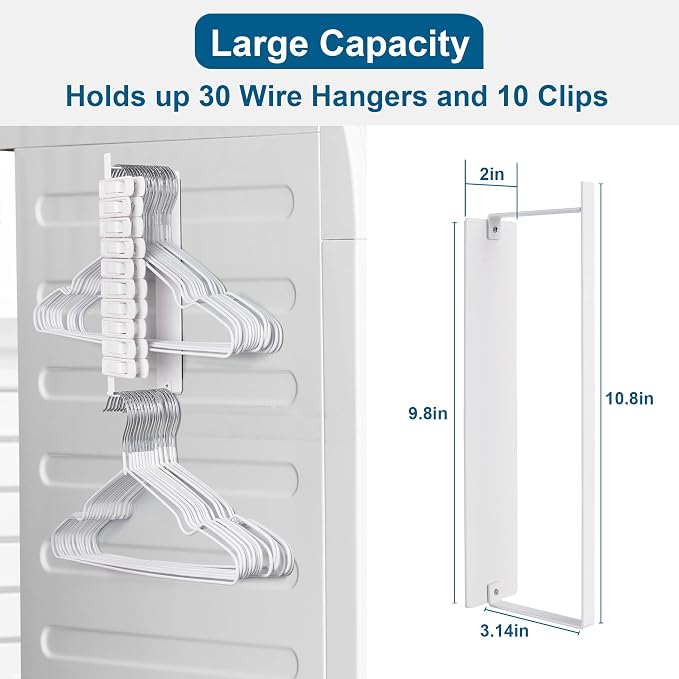 EASTTOWEST Magnetic Hanger Organizer Stacker, Clothes Hanger Storage Rack - Image 2