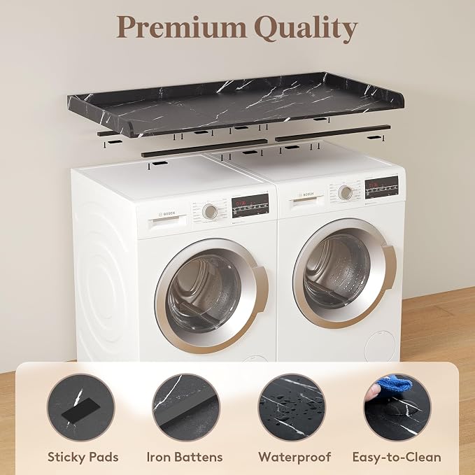 Lifewit Washer Dryer Countertop, Melamine Covers - Image 4