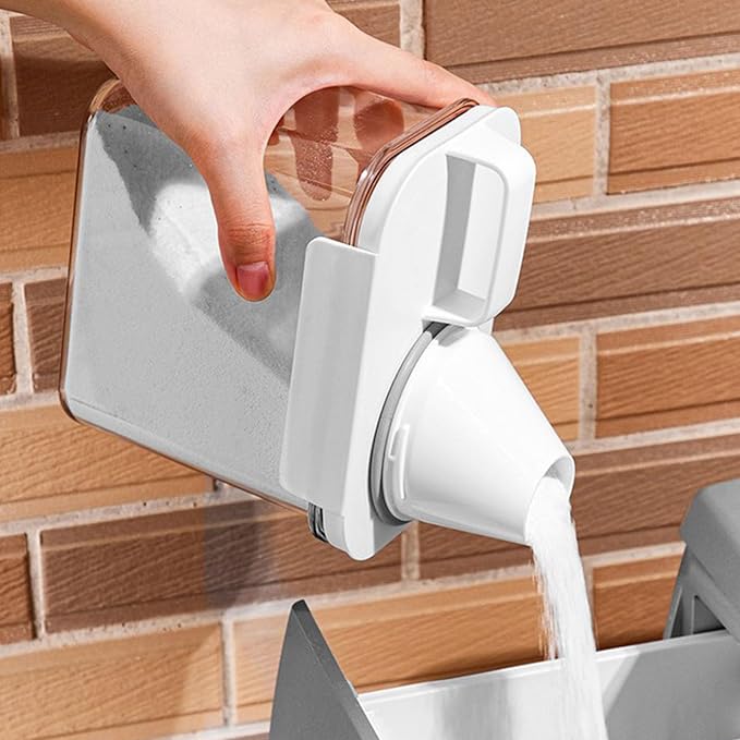 1100ml Laundry Detergent Dispenser, Transparent Plastic Fabric Softener - Image 4
