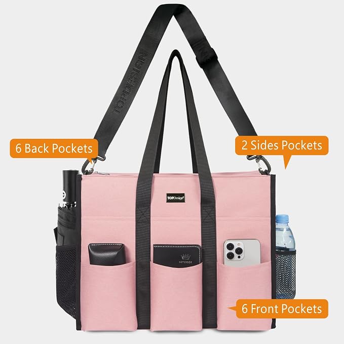 TOPDesign Utility Water Resistant Tote Bag - Image 4