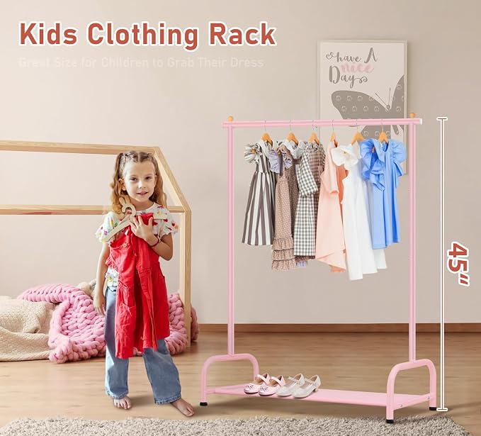 SLEEPING LAMB Kids Clothing Rack, Small Baby Clothes Rack - Image 2