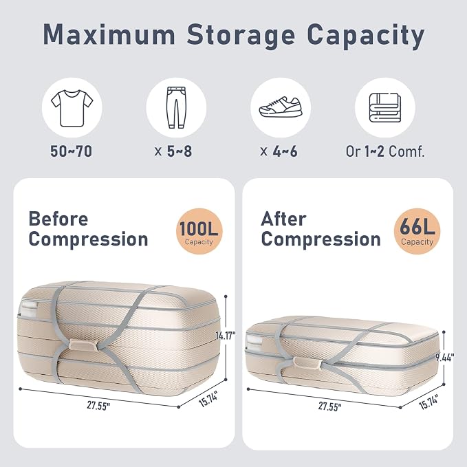 DIMJ 100L Comforter Storage Bag - Image 4