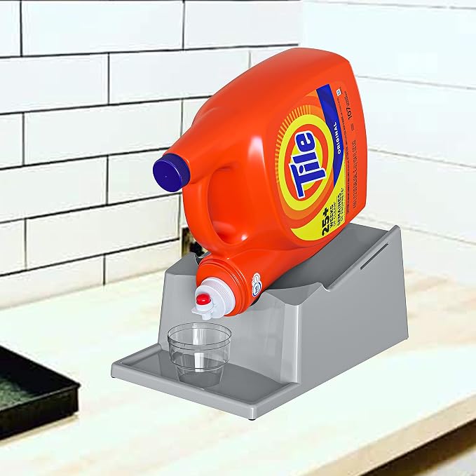 Skywin TidyFriend No-Spill Liquid Laundry Detergent Dispenser Holder, Laundry - Image 4