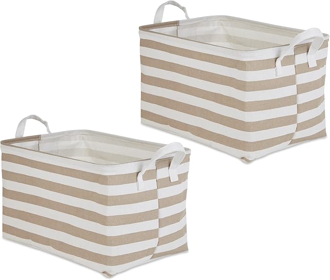 DII Laundry Storage Collection, PE Coated Collapsible Bin by DII