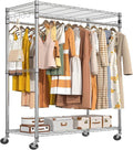 Simple Trending Rolling Clothes Rack, Clothing Rack, Garment Racks by SimpleTrending